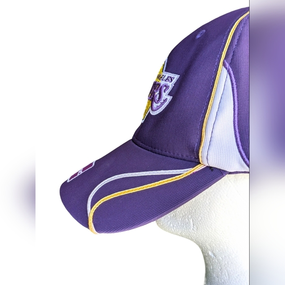 Vintage Los Angeles Lakers Basketball 47 Hardwood Classics Edition 1990's Hat - Picture 12 of 14